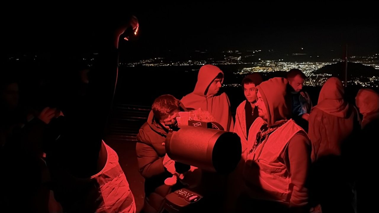 Erciyes'te Perseid Meteor Yağmuru Heyecanı