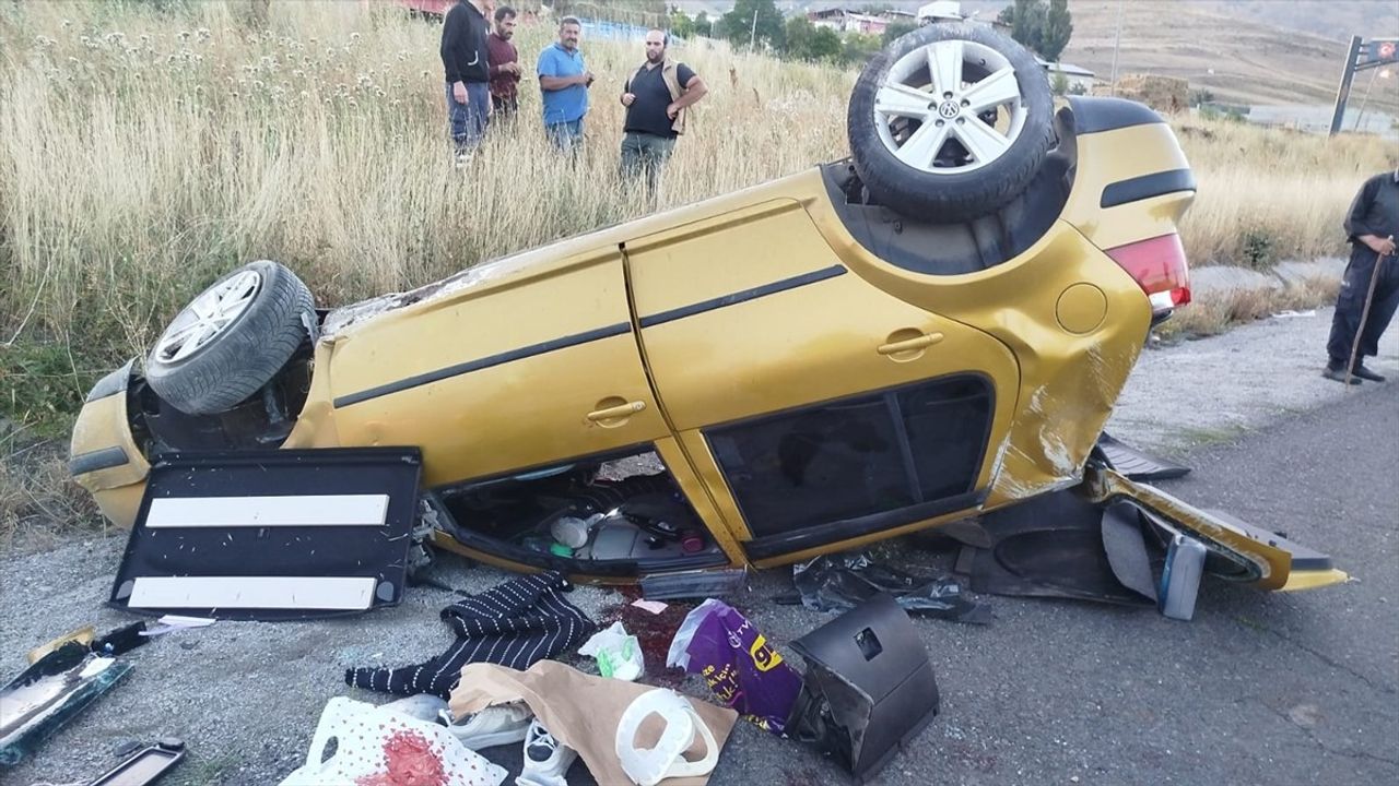 Erzurum'da Trafik Kazası: 1 Ölü, 1 Ağır Yaralı