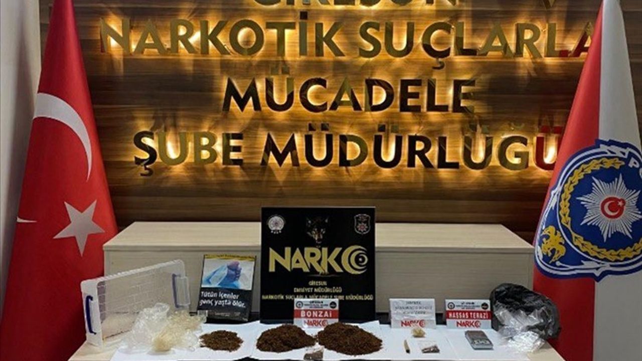 Giresun'da Uyuşturucu Ticareti Operasyonu: 1 Kişi Tutuklandı