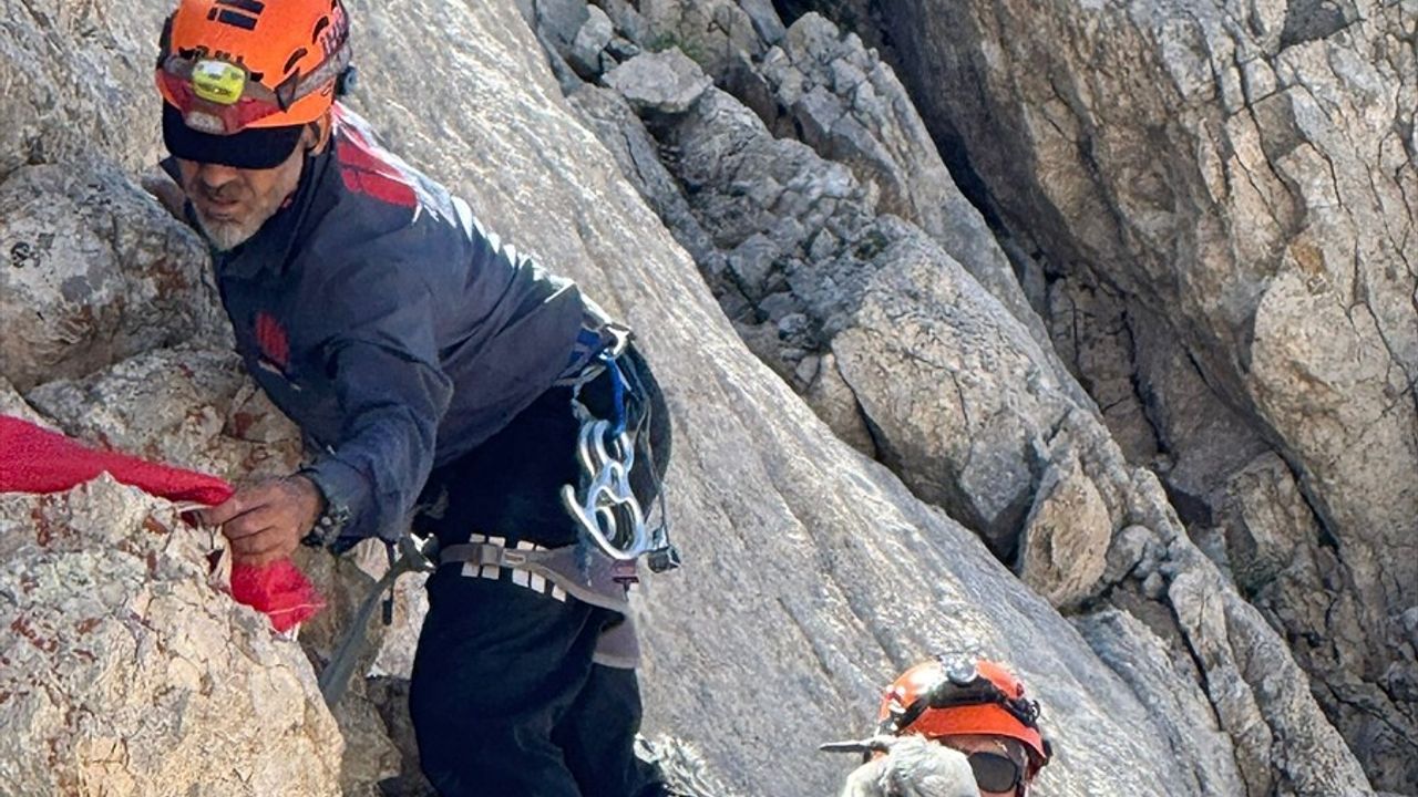 Gündoğmuş'ta Mahsur Kalan Keçiler Kurtarıldı