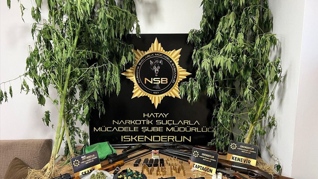 Hatay'da Silah ve Uyuşturucu Operasyonu
