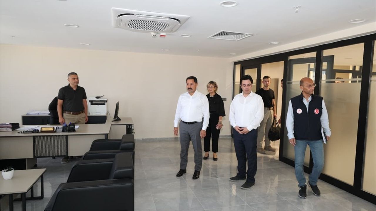 Hatay Valisi Masatlı, Samandağ Hükümet Konağı'nı İnceledi