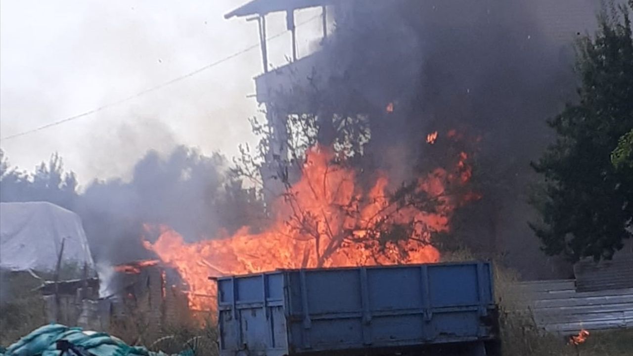 Isparta'da Yangın Paniği