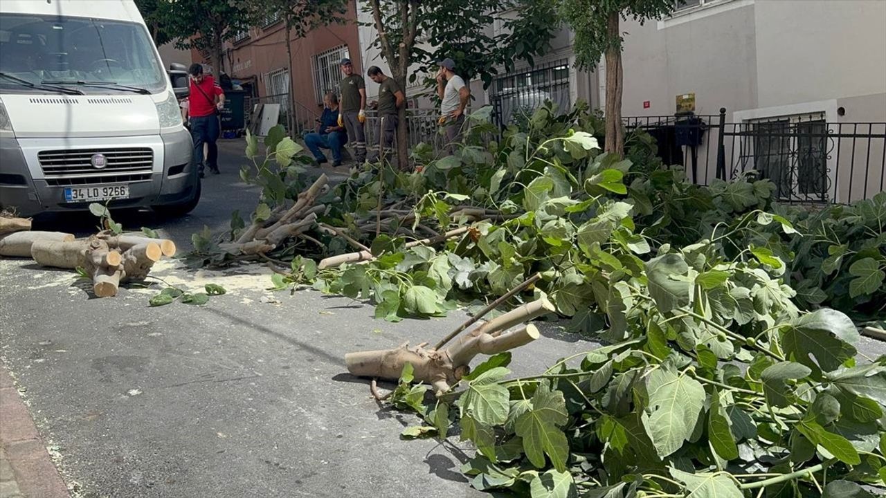 İstanbul'da Fırtına Hayatı Olumsuz Etkiliyor