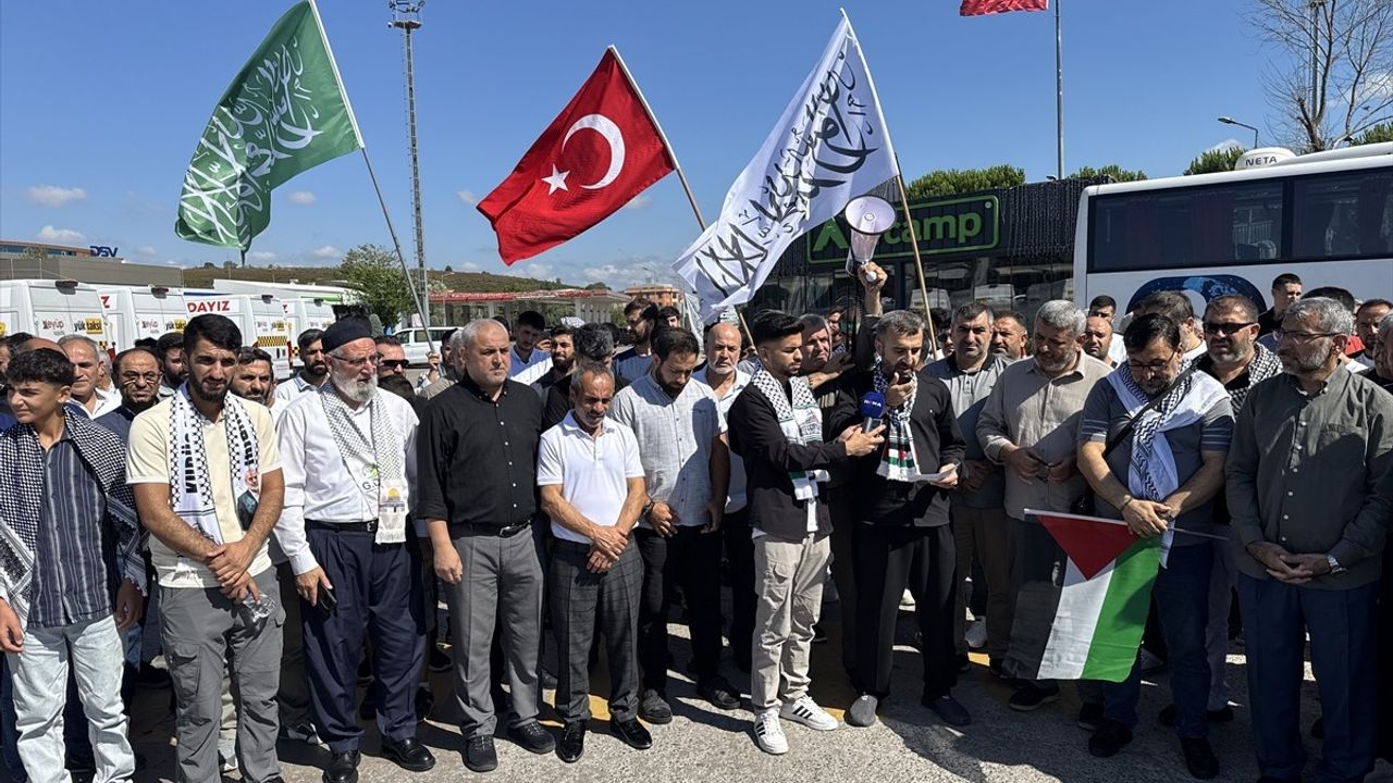 İstanbul'dan Ankara'ya Gazze İçin Destek Yürüyüşü