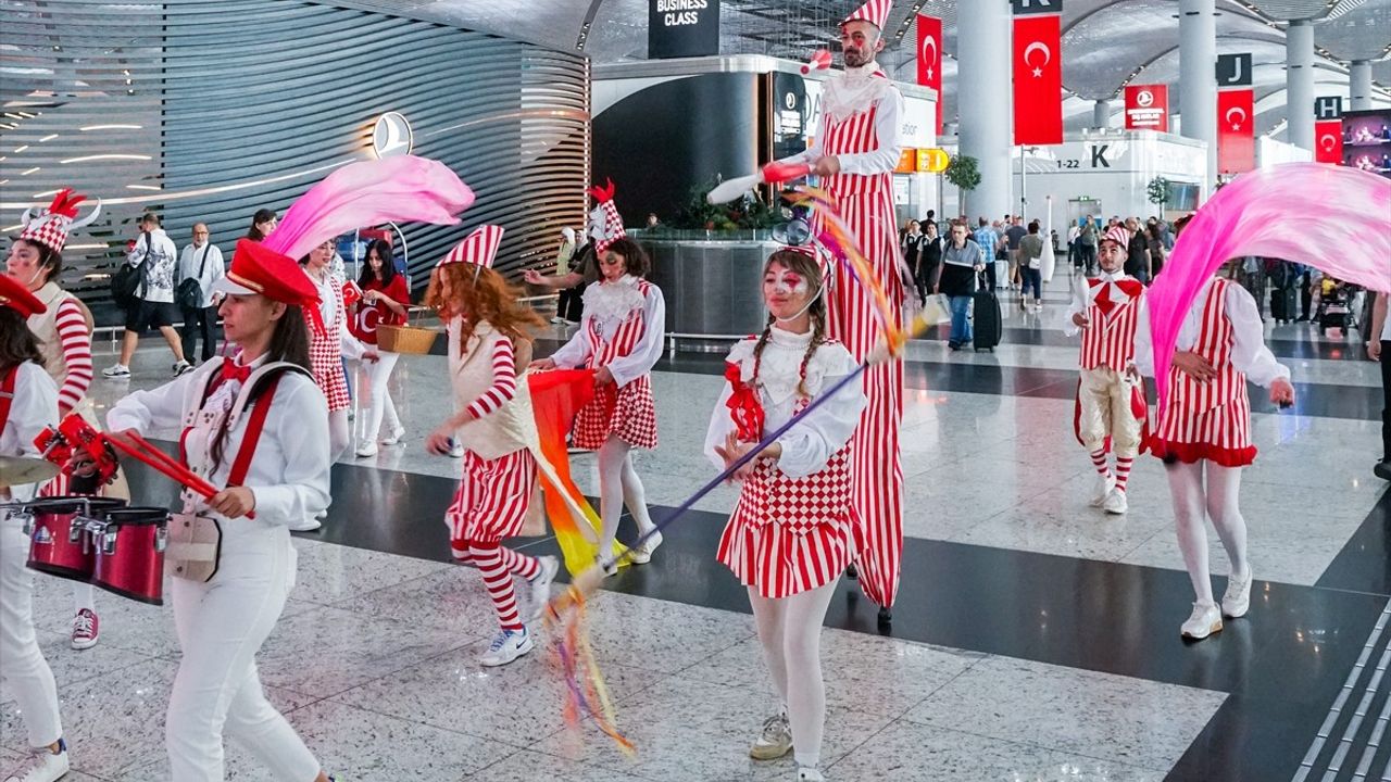 İstanbul Havalimanı'nda 30 Ağustos Zafer Bayramı Coşkusu