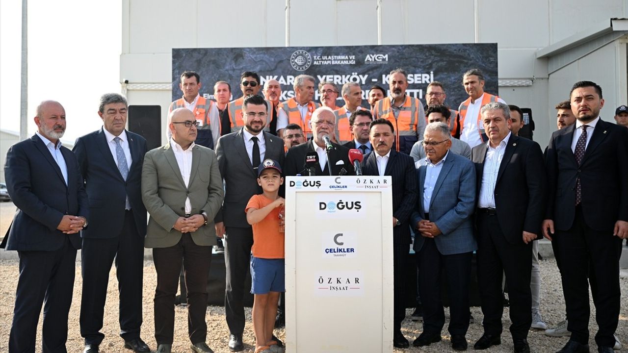 Kayseri Hızlı Tren Projesinde Son Durum