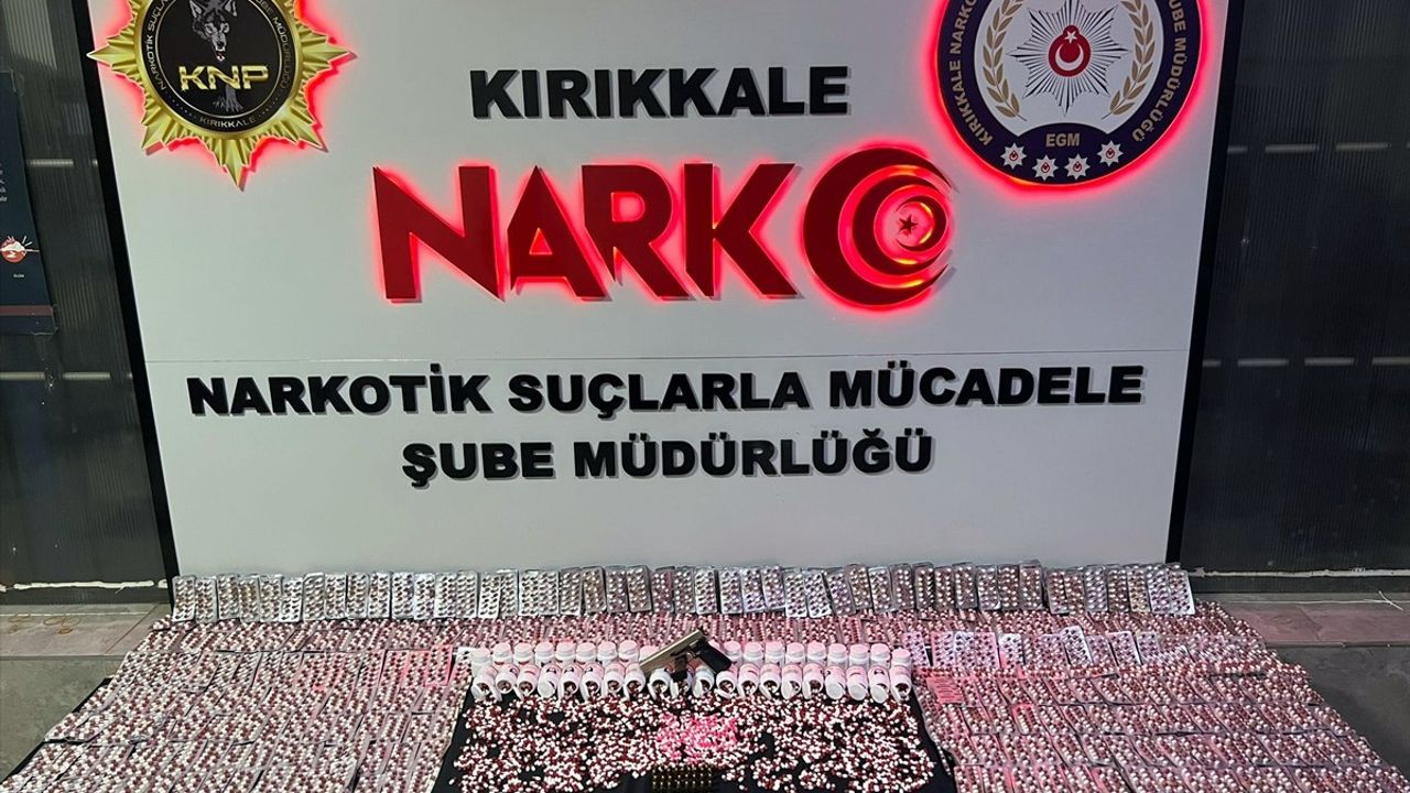Kırıkkale'de Uyuşturucu Operasyonu: 12 Bin Hap Ele Geçirildi
