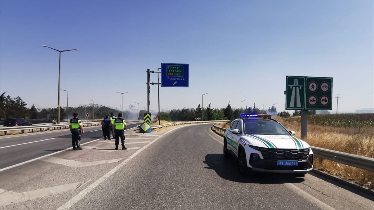 Kırklareli'nde Yangın Kontrol Altına Alınıyor