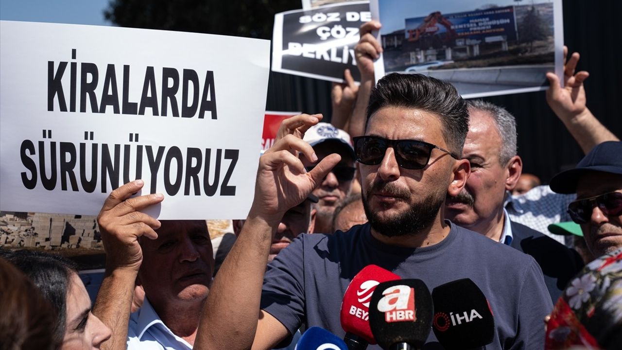Mamak'ta Kentsel Dönüşüm Mağdurları Sesini Yükseltti