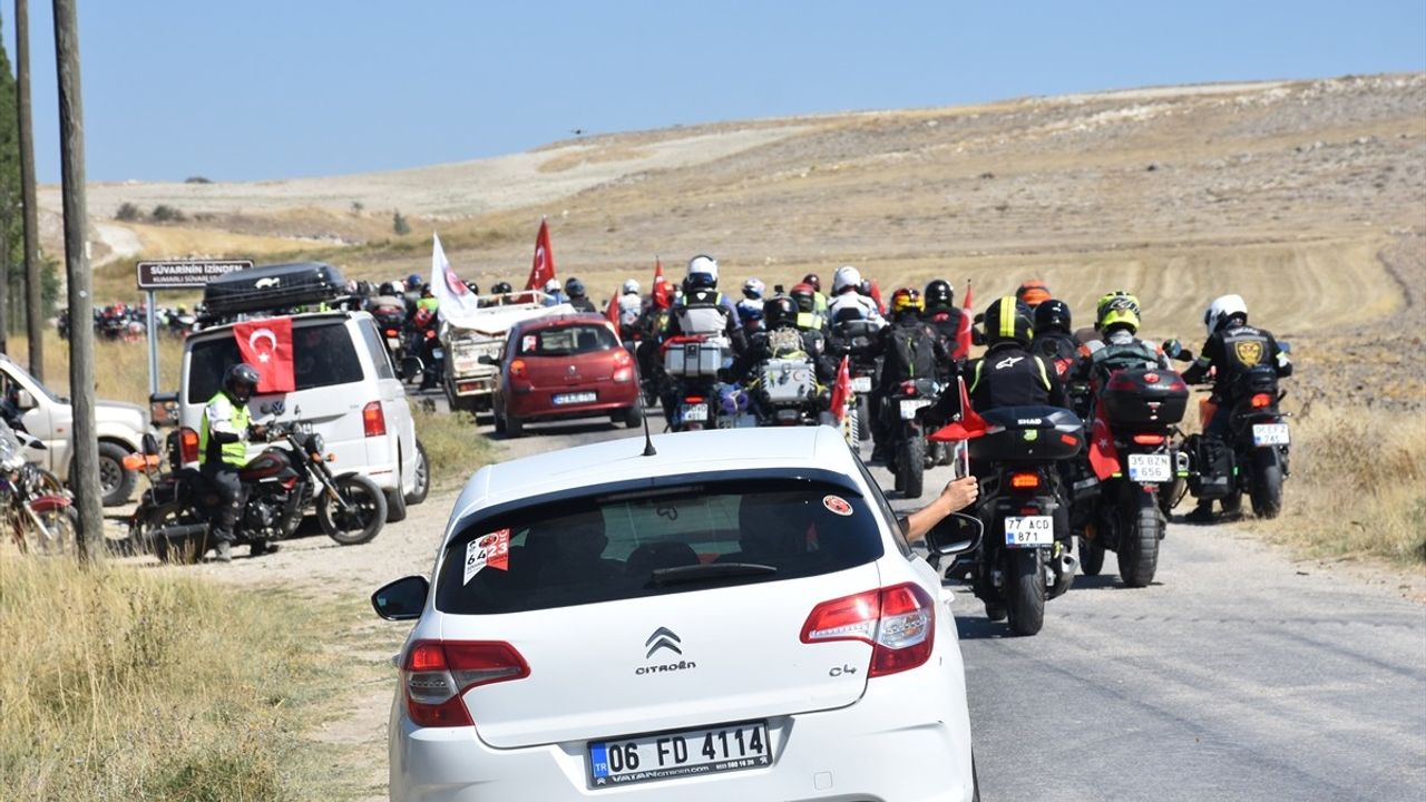 Motosiklet Gönüllüleri Büyük Taarruz'u Anmak İçin Yola Çıktı