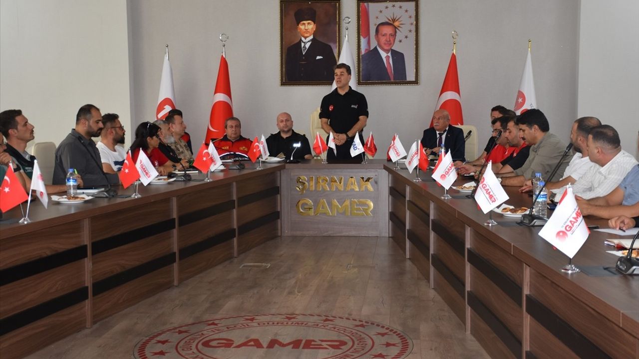 Şırnak'ta Bölgesel Afet Tatbikatı Toplantısı Gerçekleştirildi