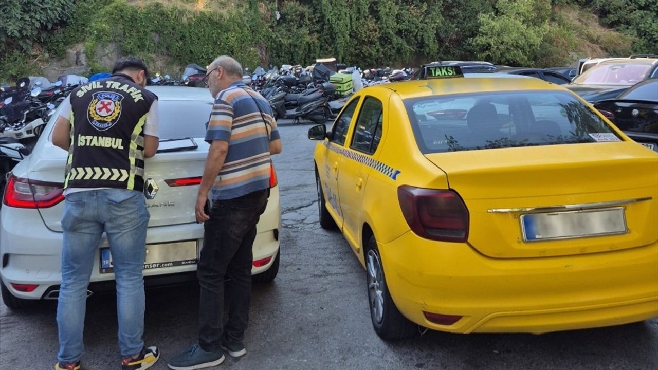 Şişli'de Taksiciye Trafik Cezası ve Araç Men Ceza