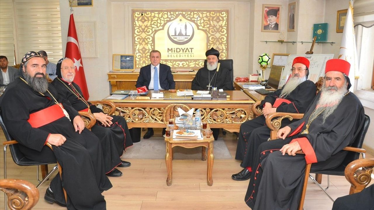 Süryani Ortodoks Kilisesi Patriği Midyat'ta