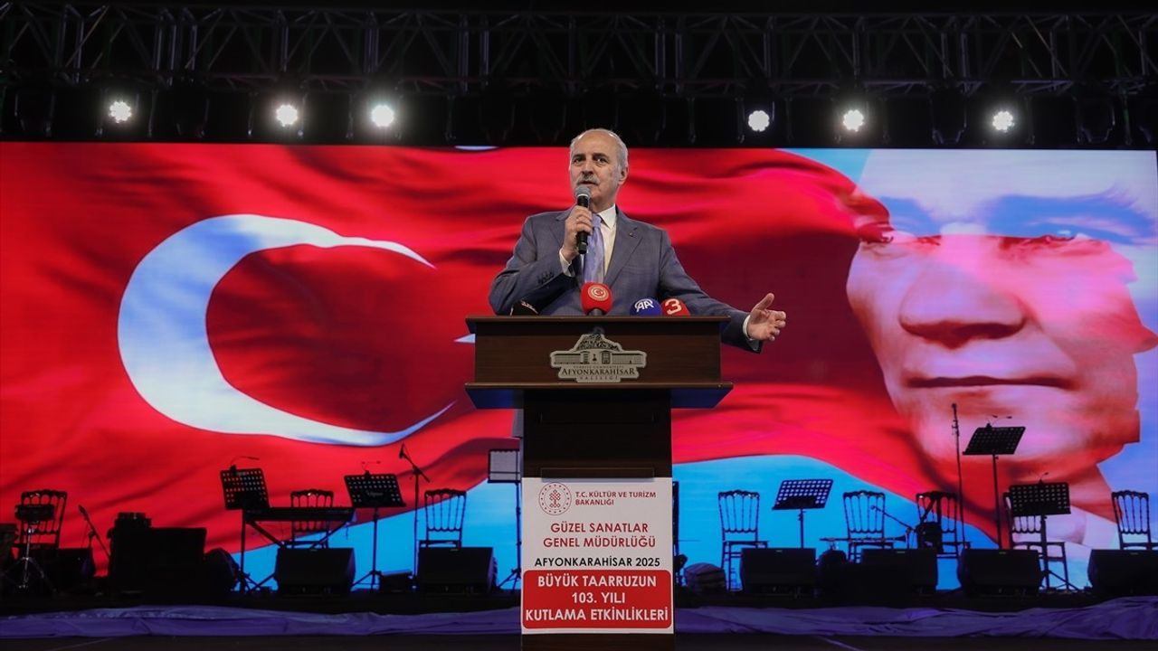 TBMM Başkanı Kurtulmuş'tan Büyük Taarruz'un 103. Yıl Dönümü Kutlamaları