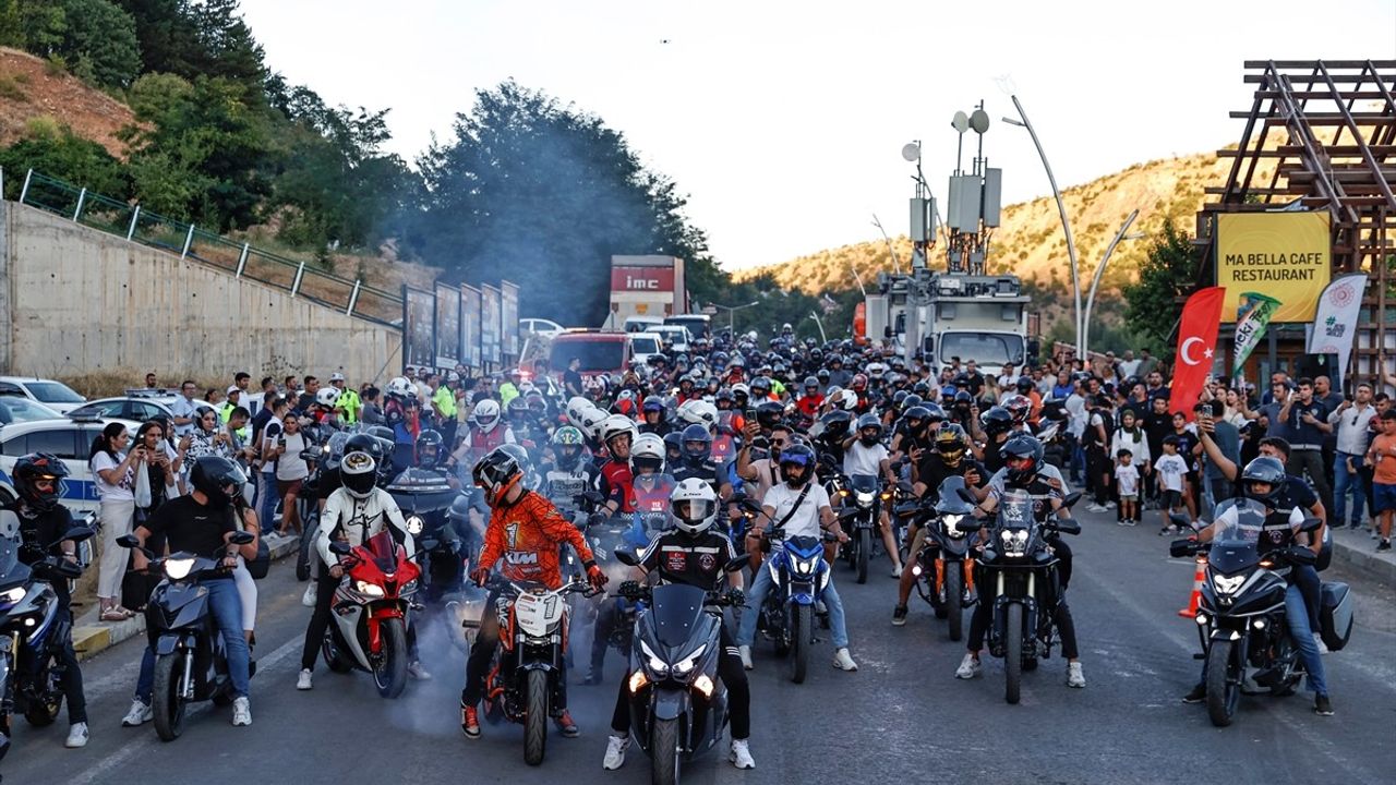 Tunceli'de MamekiFest Motosiklet Turu 2023