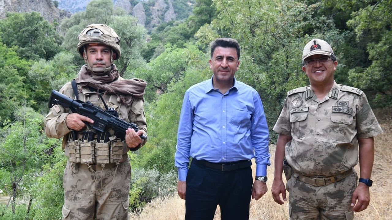 Tunceli Valisi Aygöl, Ali Boğazı Bölgesinde İncelemelerde Bulundu