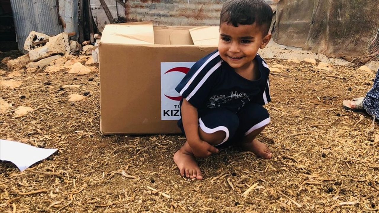Türk Kızılay, Batı Şeria'ya 1200 Gıda Kolisi Gönderdi