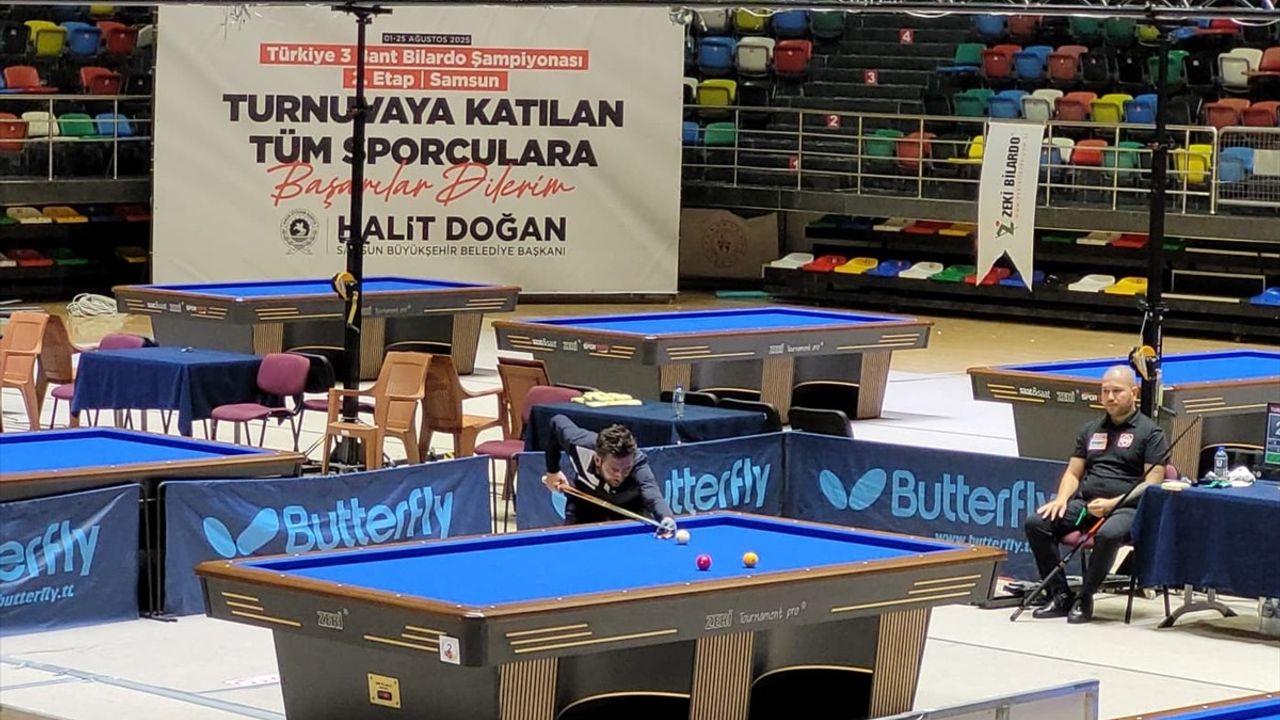 Türkiye 3 Bant Bilardo Şampiyonası 2. Etap A Kategorisi Sonuçlandı