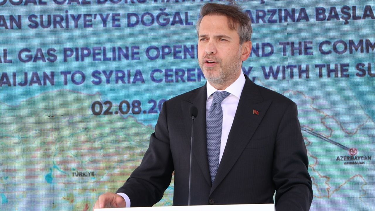 Türkiye'den Suriye'ye İlk Doğal Gaz Akışı Başladı
