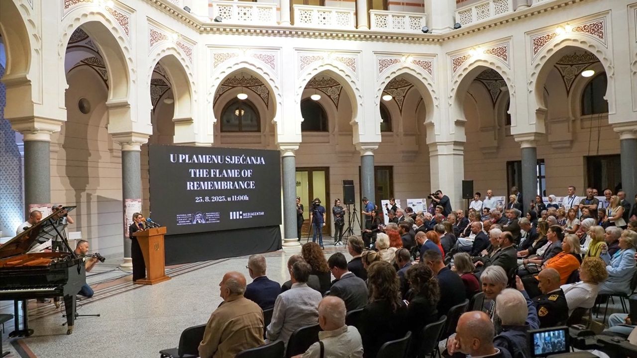 Vijecnica Kütüphanesi'nde Anma Töreni Düzenlendi