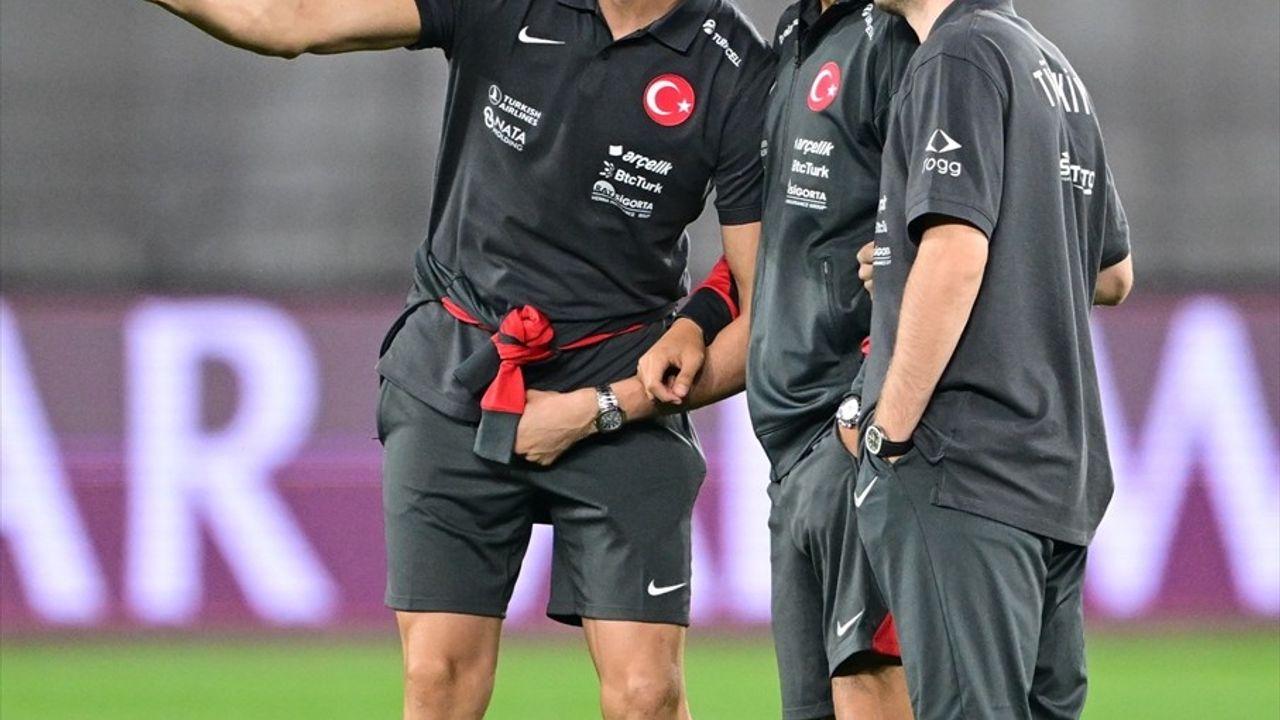 A Milli Takım Gürcistan Maçı için Hazırlanıyor