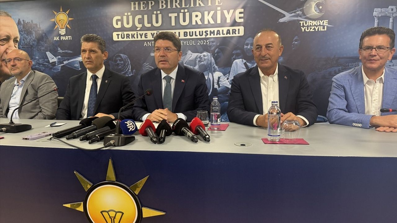 Adalet Bakanı Tunç'tan Antalya'da Yargı ve Terörle Mücadele Mesajları