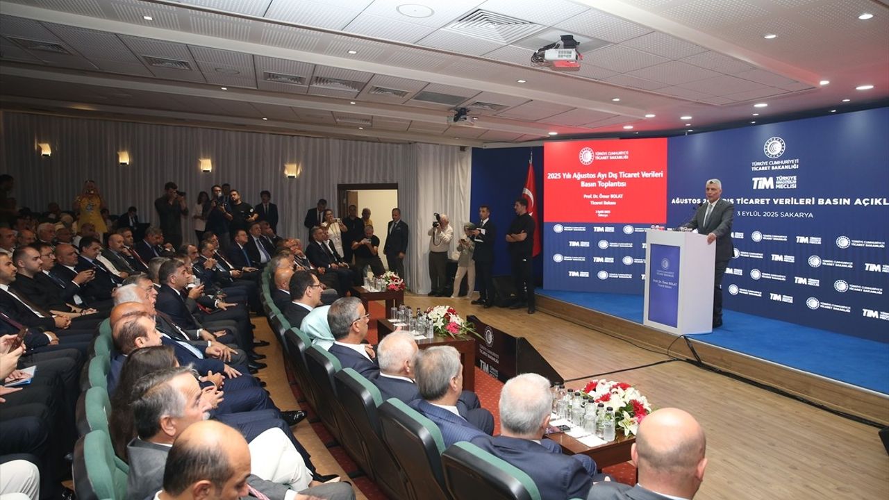 Ağustos Ayı Dış Ticaret Verileri Açıklandı