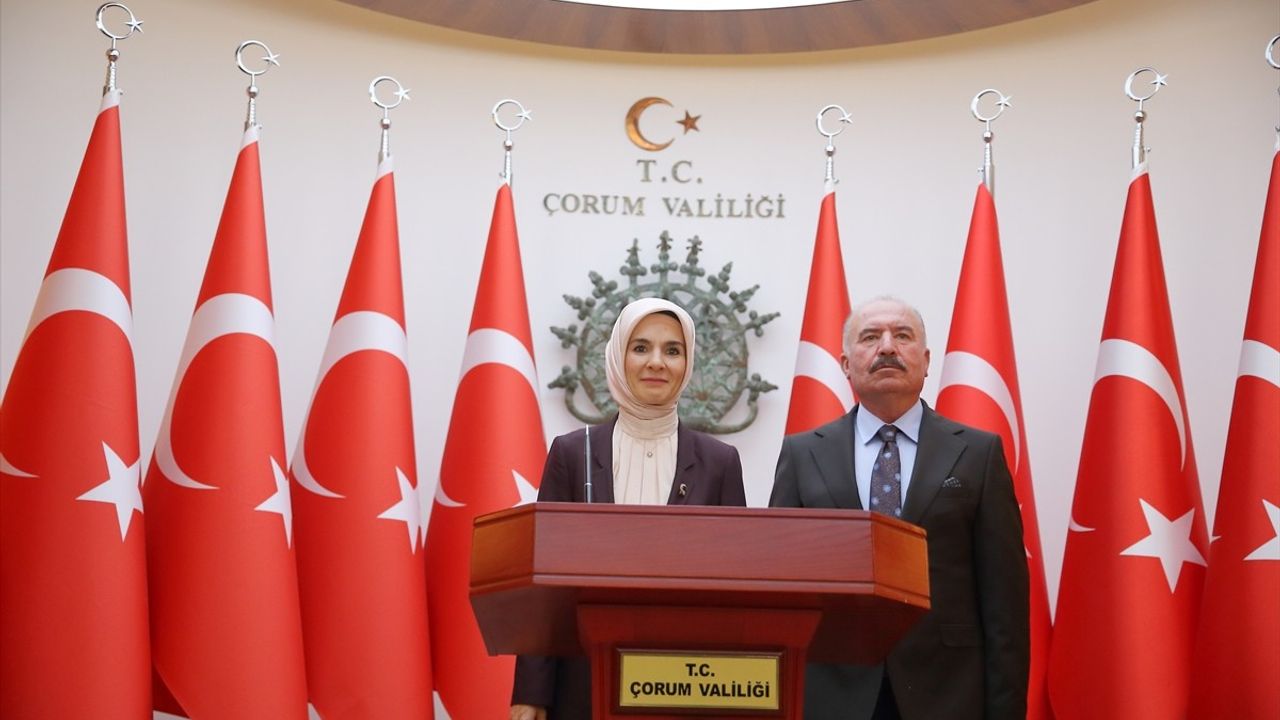 Aile ve Sosyal Hizmetler Bakanı Göktaş Çorum'da Ziyaretlerde Bulundu