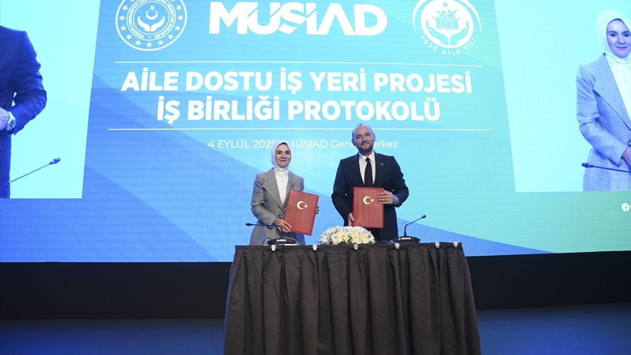 Aile ve Sosyal Hizmetler Bakanlığı ile MÜSİAD İşbirliği Protokolü İmzalandı