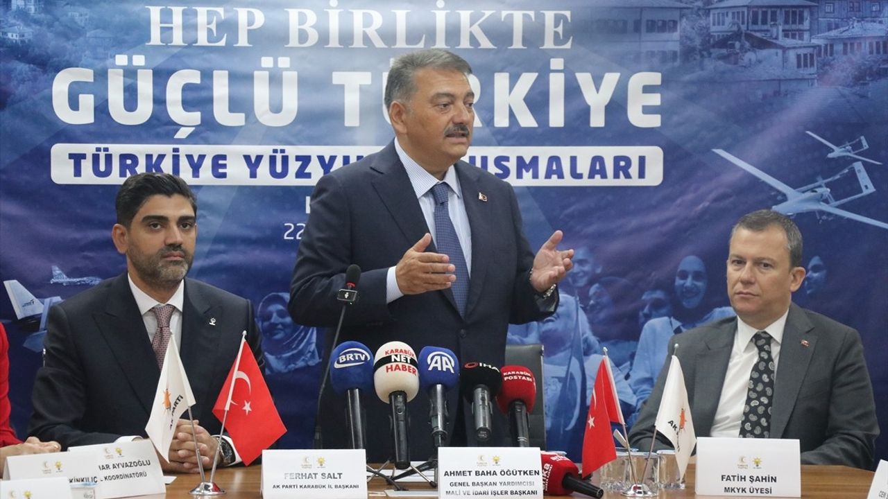 AK Parti Genel Başkan Yardımcısı Öğütken Karabük'te Açıklamalarda Bulundu
