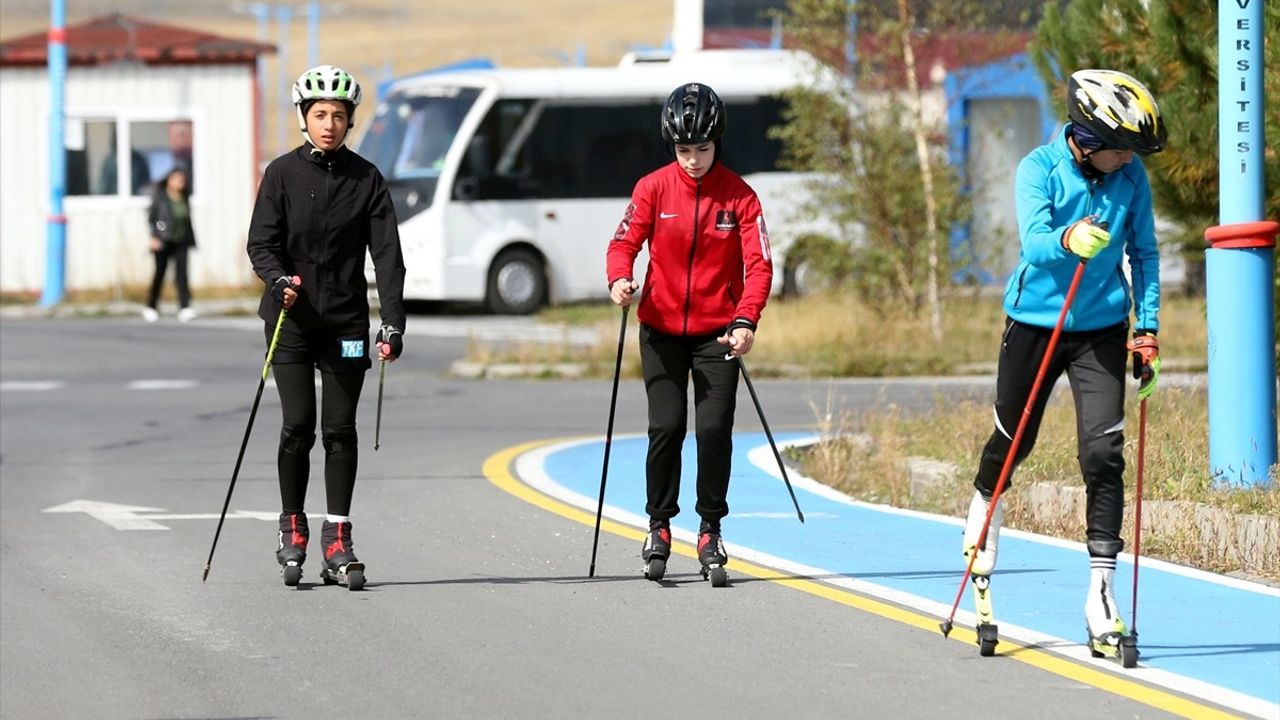 Aldıkları Antrenmanlarla Kışa Hazırlanan Milli Sporcular