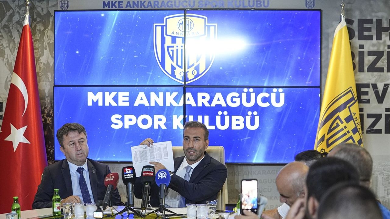Ankaragücü Başkanı Gazi Ercüment Tekin'den MKE'ye Destek Çağrısı