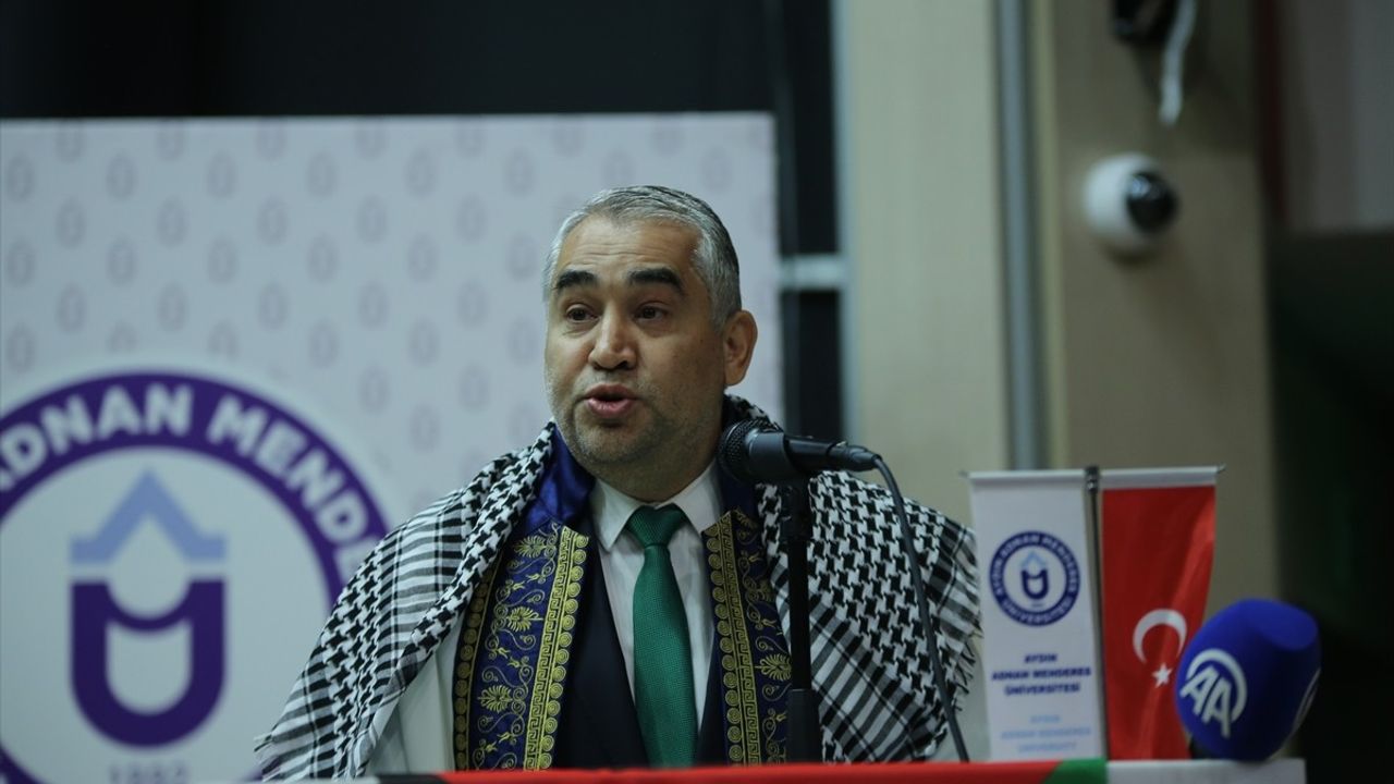 Aydın Adnan Menderes Üniversitesi'nde 'Filistin' Konulu Açılış Dersi