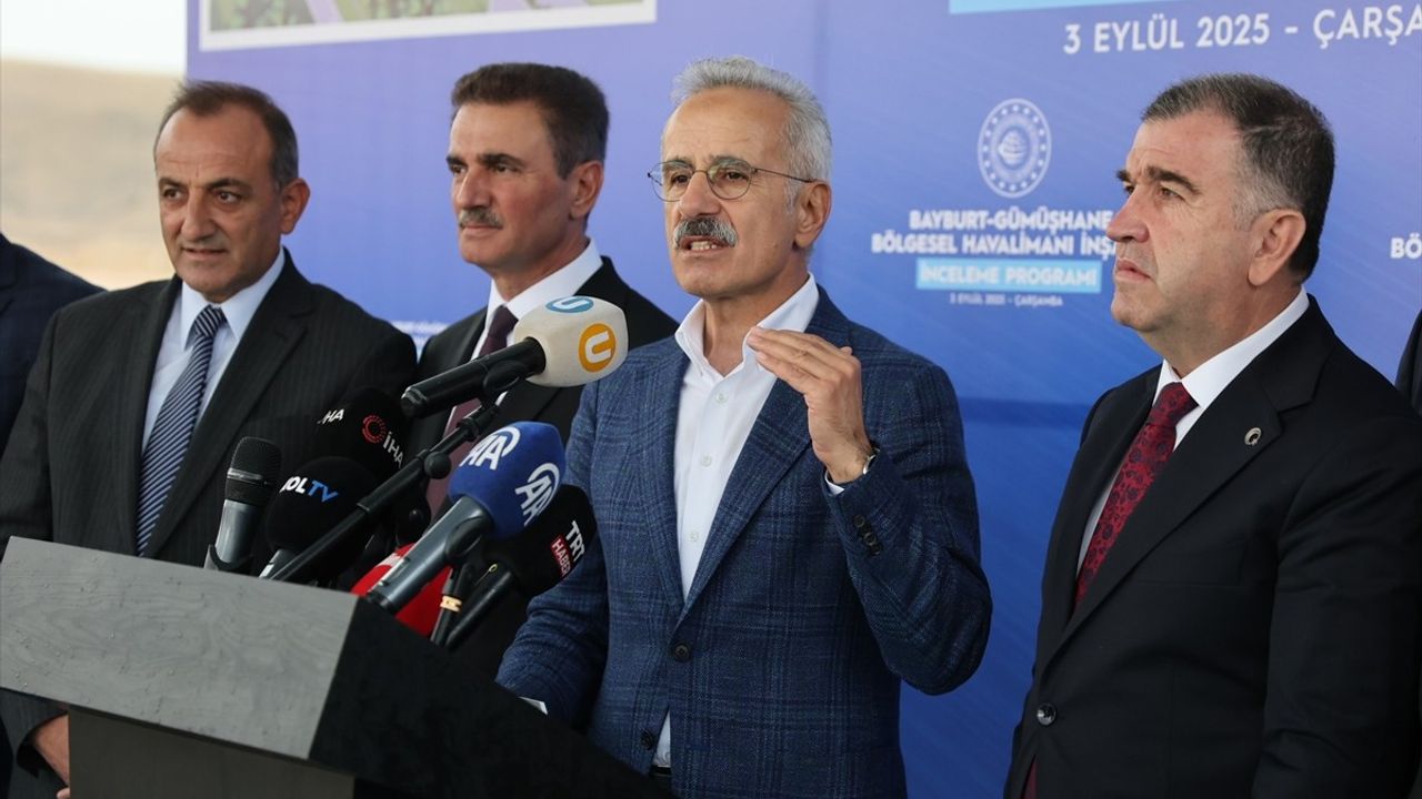 Bayburt-Gümüşhane Havalimanı İnşaatında İlerleme