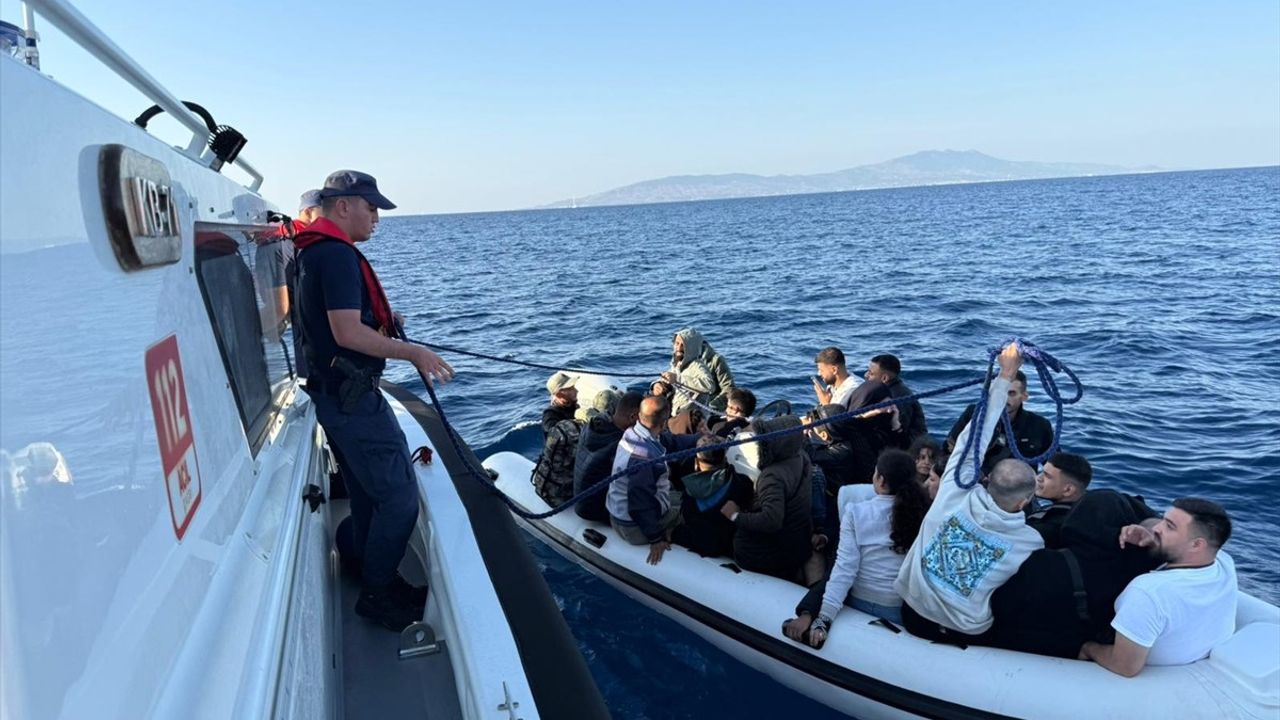 Bodrum'da 24 Düzensiz Göçmen Yakalandı