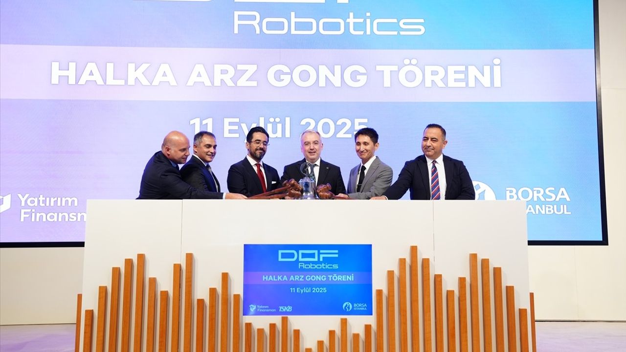 Borsa İstanbul'da DOF Robotik Sanayi AŞ'nin Halka Arz Töreni