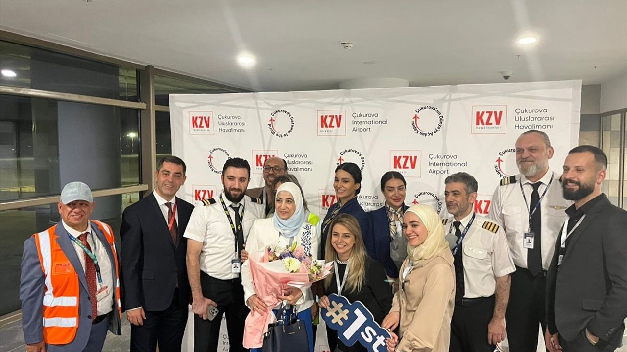 Çukurova ve Şam Arasında Yeni Uçuş Seferleri Başladı