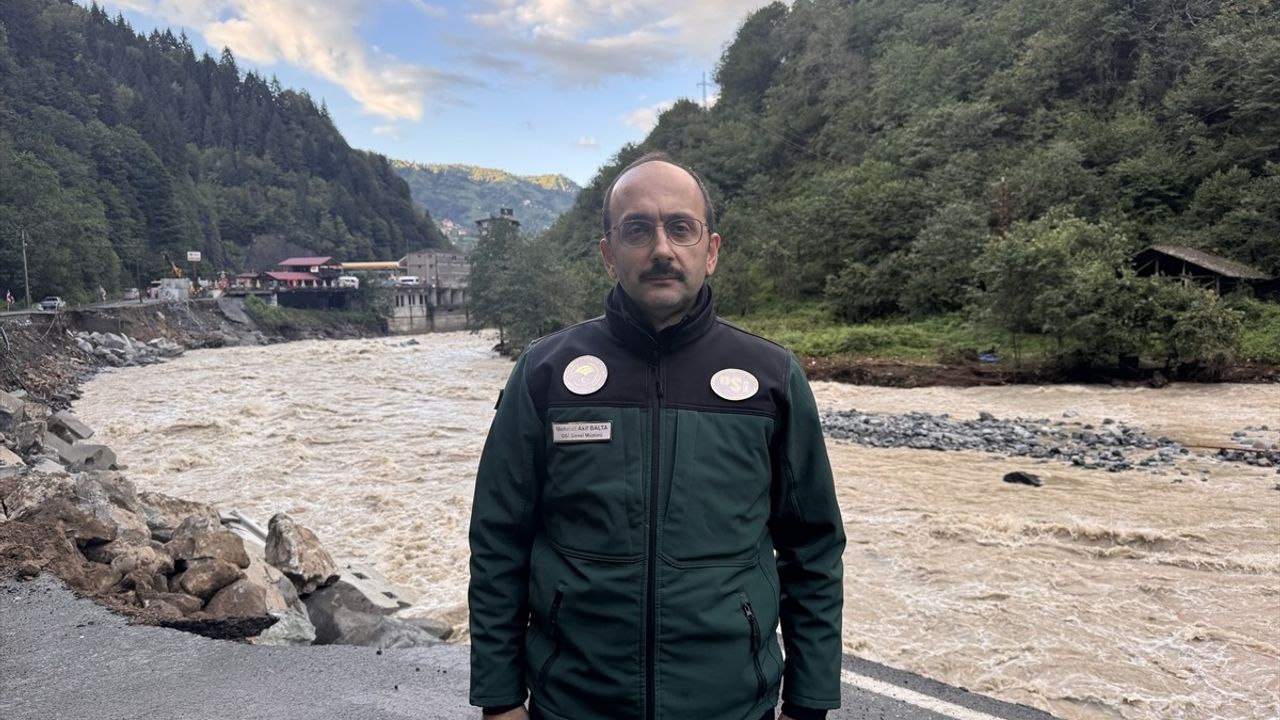 DSİ Genel Müdürü Balta'dan Rize'deki Sel Tehlikesine Dikkat