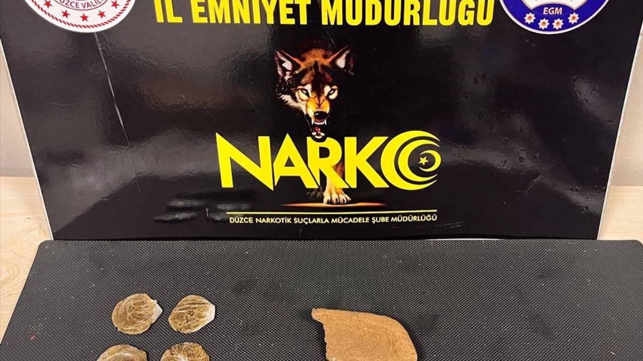 Düzce'de Uyuşturucu Operasyonu: İki Şüpheli Tutuklandı