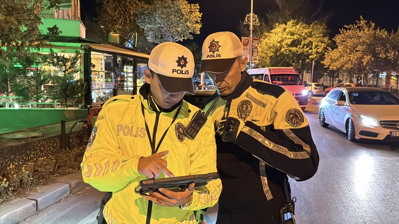Edirne'de Alkollü Motosiklet Sürücüsüne Rekor Ceza