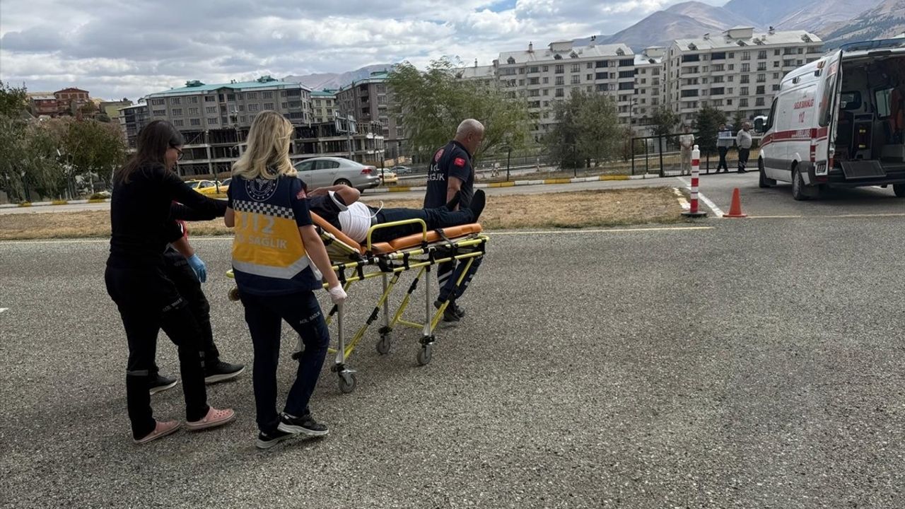 Erzurum'da Ambulans Helikopter ile Kalp Krizi Hastasına Acil Müdahale