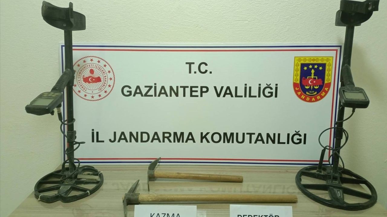 Gaziantep'te Kaçak Kazı Operasyonu: İki Şüpheli Yakalandı