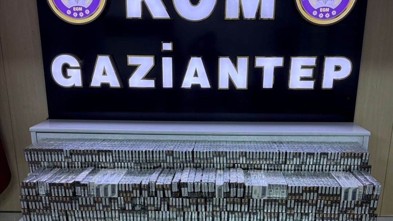 Gaziantep'te Kaçakçılık Operasyonu: 2 Tutuklama