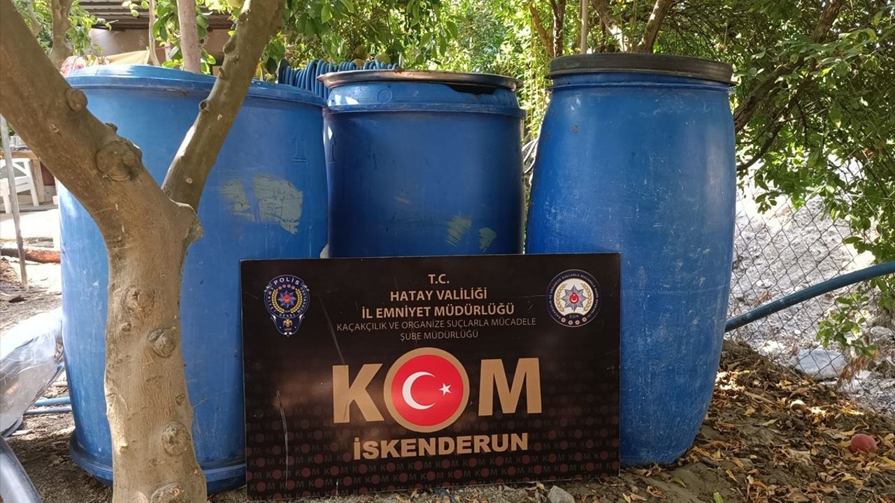 Hatay'da Kaçak İçki ve Sigara Operasyonu: 4 Gözaltı
