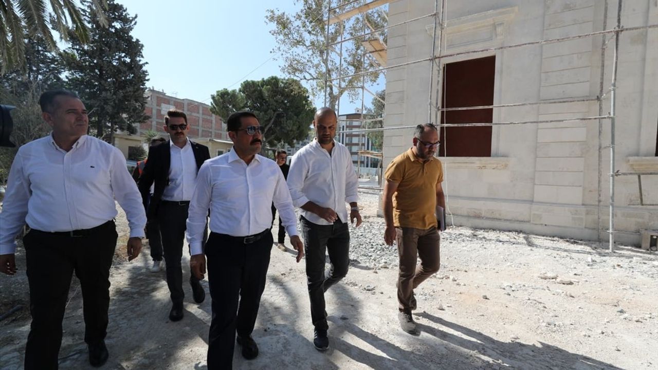 Hatay Valisi Masatlı Tarihi Yapıları İnceledi