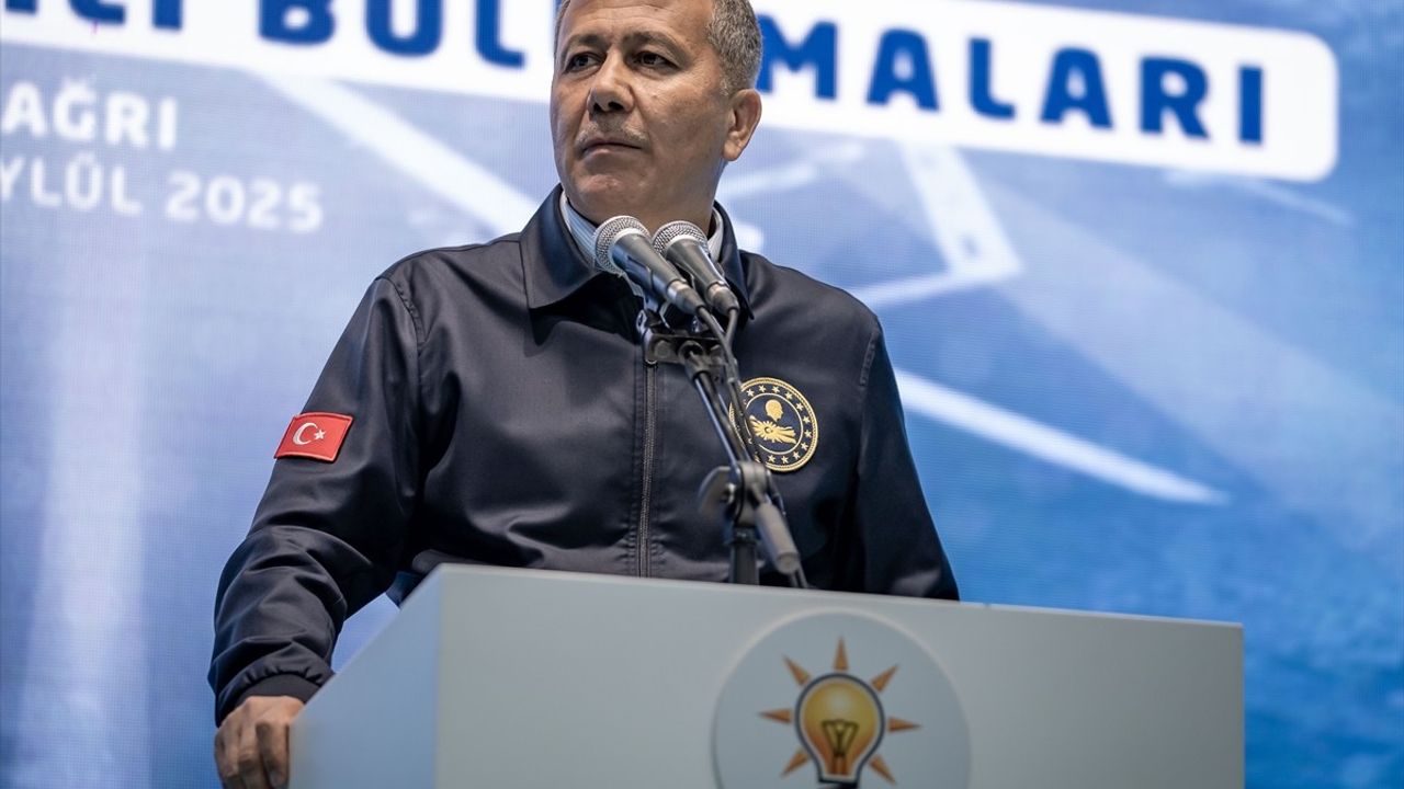 İçişleri Bakanı Yerlikaya'nın Ağrı'daki Açıklamaları