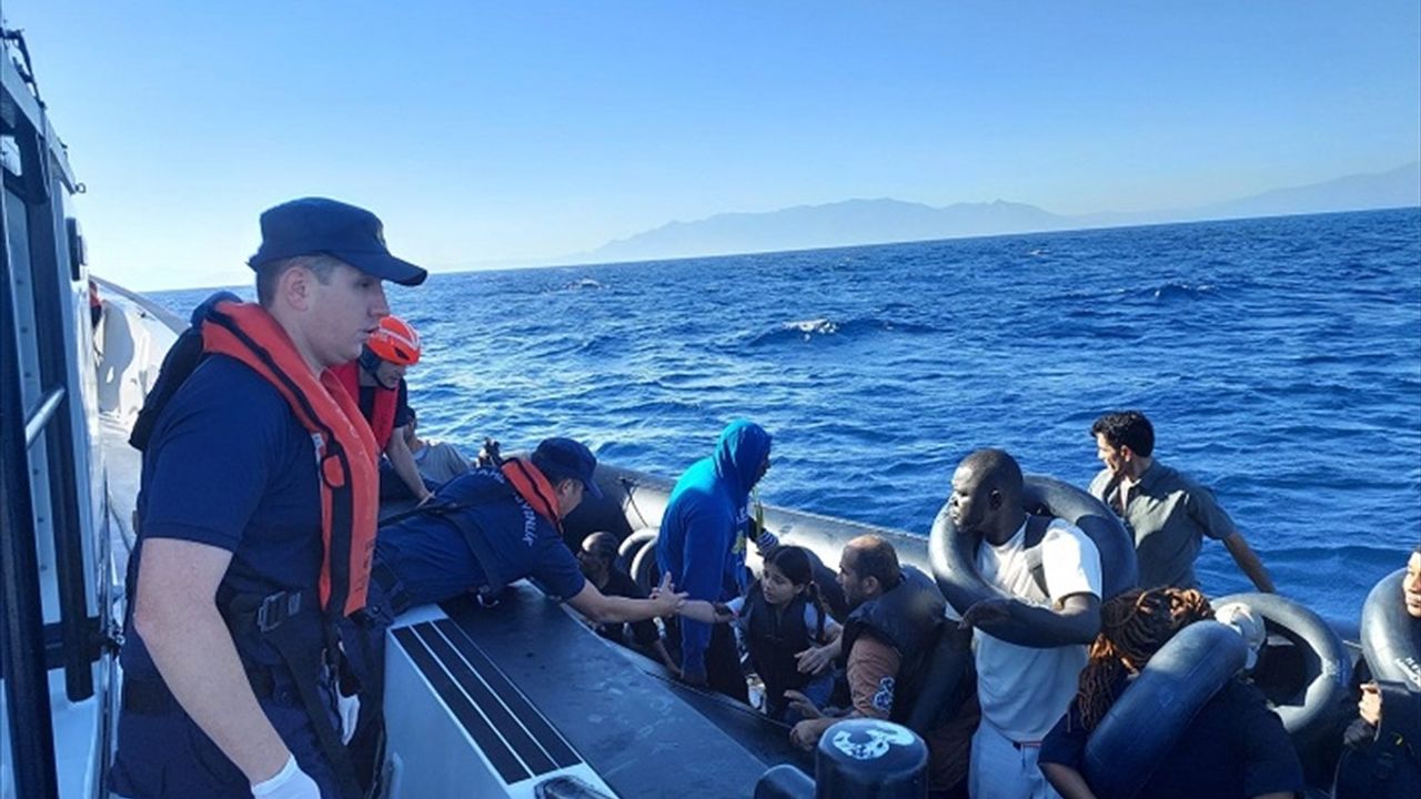 İzmir'de Düzensiz Göçmen Operasyonu