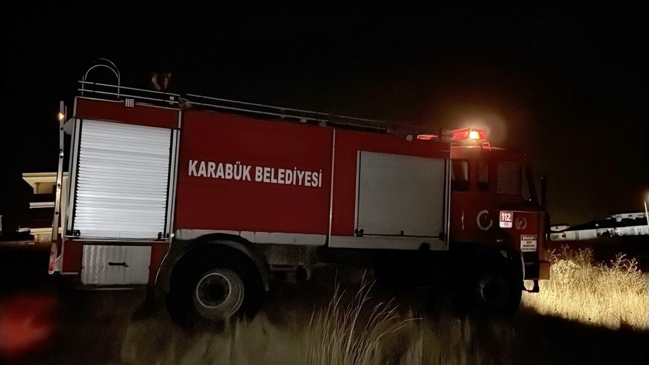 Karabük'te Anız Yangını Kontrol Altına Alındı