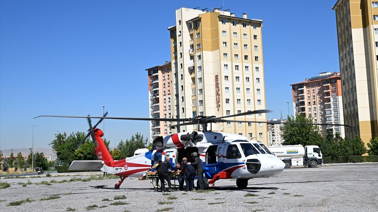 Kayseri'de Deprem Tatbikatı Gerçekleştirildi
